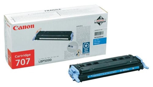 Тонер-картридж оригинальный Canon 707C Cyan 9423A004 Тонер-картридж оригинальный Canon 707C Cyan 9423A004