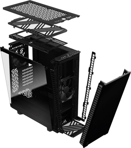 Корпус Miditower Fractal Design Define 7 Compact Black TG Dark Tint фото 9