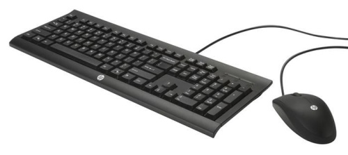 Комплект клавиатура + мышь Hewlett Packard Wired Combo C2500 Black H3C53AA фото 2 Комплект клавиатура + мышь Hewlett Packard Wired Combo C2500 Black H3C53AA фото 2