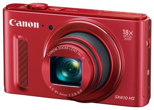 Цифровой фотоаппарат Canon PowerShot SX610 HS, красный 0113C002