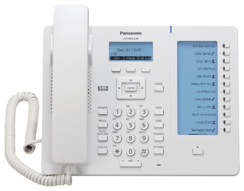 IP телефон Panasonic KX-HDV230RUW