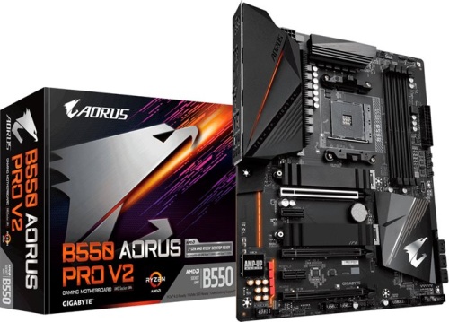 Мат. плата SocketAM4 GIGABYTE B550 AORUS PRO V2 фото 4