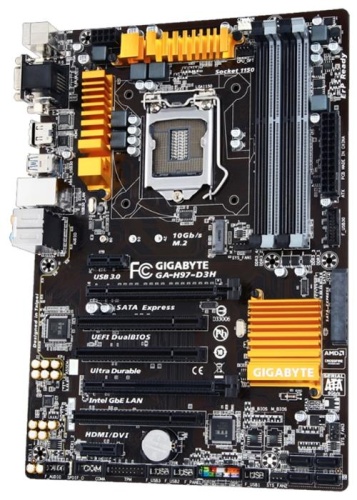 Мат. плата Socket1150 GIGABYTE GA-H97-D3H фото 3