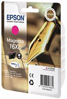 Оригинальный струйный картридж Epson T1633 (пурпурный) C13T16334010