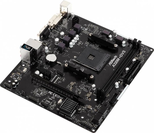 Мат. плата SocketAM4 ASRock A320M-DVS R3.0 фото 2