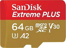 Карта памяти micro SDXC SanDisk 64GB CLASS10 W/A SDSQXBZ-064G-GN6MA