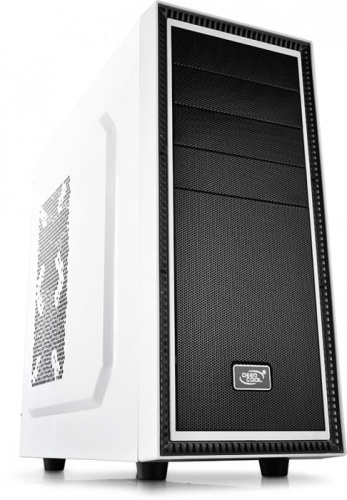 Корпус Miditower Deepcool TESSERACT BF WH (one black fan)