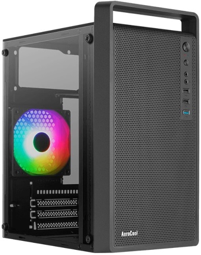 Корпус Minitower Aerocool CS-109-S-BK-v1 (4711099472390) фото 3