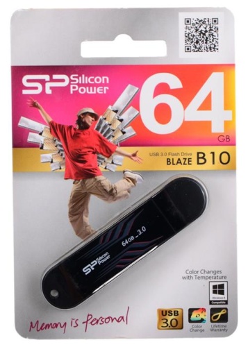 Накопитель USB flash Silicon Power 64ГБ Blaze B10 SP064GBUF3B10V1B фото 2