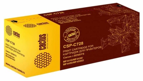 Картридж совместимый лазерный Cactus CSP-C728 PREMIUM черный