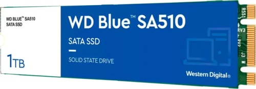 Накопитель SSD M.2 Western Digital 1TB WD Blue SA510 M.2 WDS100T3B0B фото 2