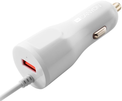 Зарядное устройство автомобильное CANYON C-033 CNE-CCA033W Зарядное устройство автомобильное CANYON C-033 CNE-CCA033W