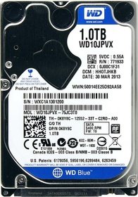   SATA HDD 2.5 Western Digital 1000 Blue WD10JPVX