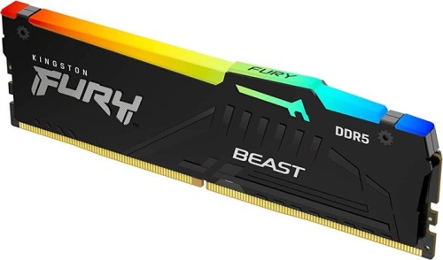 Модуль памяти DDR5 Kingston 16GB FURY Beast RGB KF560C40BBA-16 фото 2 Модуль памяти DDR5 Kingston 16GB FURY Beast RGB KF560C40BBA-16 фото 2
