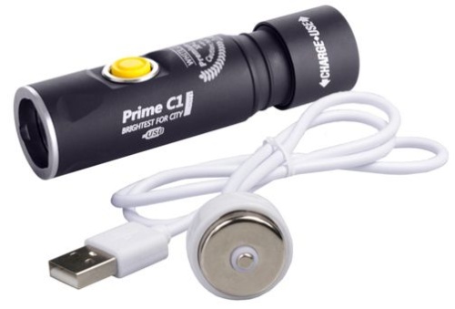 Фонарь Armytek Prime C1 Pro XP-L Magnet USB (теплый свет) + 18350 Li-Ion F05701SW фото 4