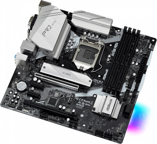 Мат. плата Socket1200 ASRock H470M PRO4 H470M Pro4 фото 2