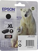 Оригинальный струйный картридж Epson T2621 (черный) 26XL C13T26214010