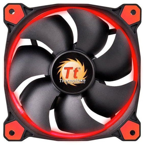 Вентилятор для корпуса Thermaltake Riing 12 LED Red + LNC CL-F038-PL12RE-A