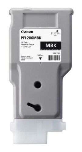 Оригинальный струйный картридж Canon PFI-206MBk черный 5302B001