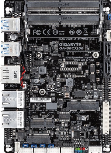 Мат. плата с CPU GIGABYTE GA-SBC7300 Мат. плата с CPU GIGABYTE GA-SBC7300