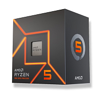 CPU AMD Ryzen 5 7400F, 6/12, 3.7-4.7GHz, 384KB/6MB/32MB, AM5, 65W, OEM, 1 year