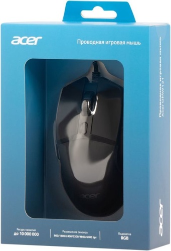 Мышь Acer OMW121 черный ZL.MCEEE.00U фото 9