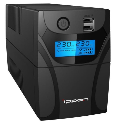 ИБП (UPS) Ippon 850ВА 480Вт Back Power Pro II Euro 850 черный 1005575