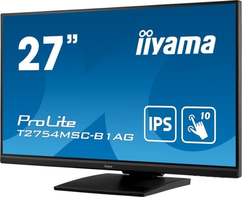 Монитор Iiyama Touch T2754MSC-B1AG черный фото 4