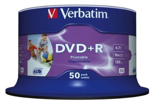 Диск DVD-R Verbatim 4.7ГБ 16x 43731 Диск DVD-R Verbatim 4.7ГБ 16x 43731