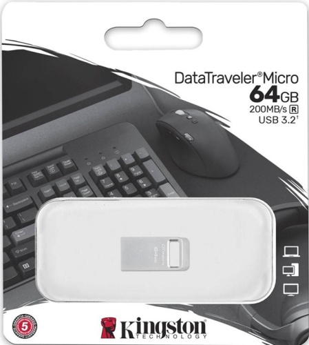 Накопитель USB flash Kingston 64Gb DataTraveler Micro DTMC3G2/64GB фото 3 Накопитель USB flash Kingston 64Gb DataTraveler Micro DTMC3G2/64GB фото 3