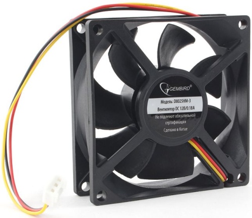 Вентилятор для корпуса Gembird D8025HM-3