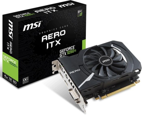 Видеокарта PCI-E MSI 4096Mb GTX 1050 TI AERO ITX 4G OC фото 5