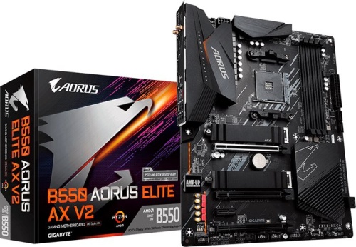 Мат. плата SocketAM4 GIGABYTE B550 AORUS ELITE AX V2 фото 4