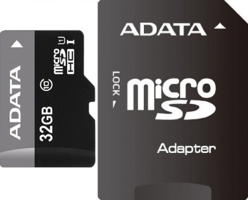 Карта памяти Micro SDHC A-Data 32GB AUSDH32GUICL10-RA1 Карта памяти Micro SDHC A-Data 32GB AUSDH32GUICL10-RA1