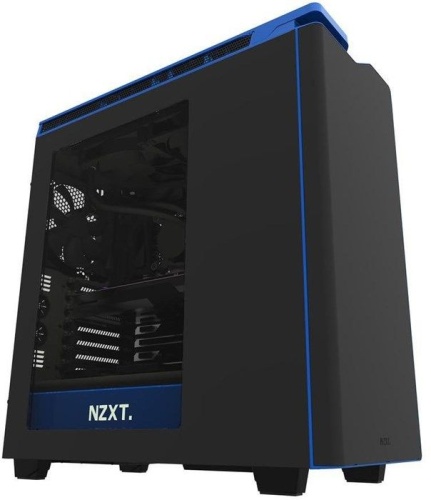 Корпус Miditower NZXT CA-H442W-M4 H440 BLACK/BLUE фото 3