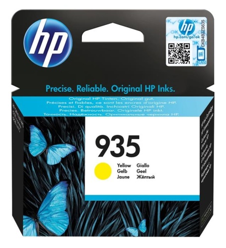 Оригинальный струйный картридж Hewlett Packard 935 Yellow Ink C2P22AE