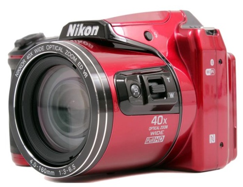 Цифровой фотоаппарат Nikon CoolPix B500 красный VNA953E1 фото 9