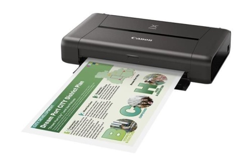 Портативный струйный принтер Canon IP-110 with battery 9596B029 фото 2