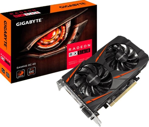 Видеокарта PCI-E GIGABYTE 4096Mb Radeon RX 560 Gigabyte (GV-RX560GAMING OC-4GD V2) фото 5