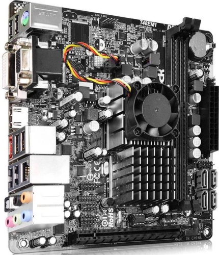 Мат. плата с CPU ASRock T48EM1 фото 3