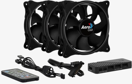 Вентилятор для корпуса Aerocool Eclipse 12 Pro (3 в комплекте) (4718009158139) фото 2