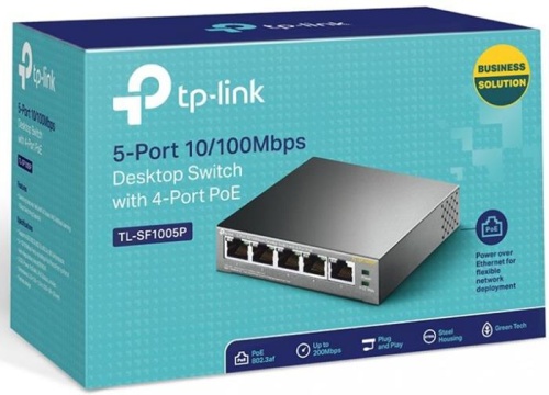 Коммутатор PoE TP-Link TL-SF1005P фото 4