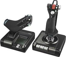 Геймпад Logitech G Saitek X52 Pro Flight Control System черный 945-000003