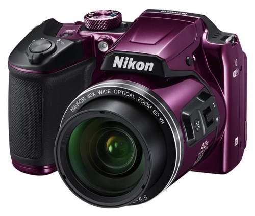 Цифровой фотоаппарат Nikon CoolPix B500 фиолетовый VNA952E1 фото 6