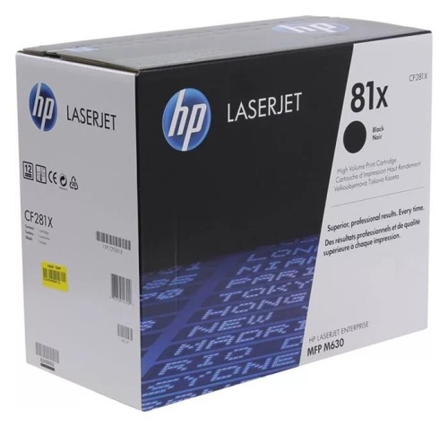 Оригинальный лазерный картридж Hewlett Packard CF281X Black