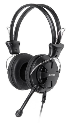 Гарнитура A4Tech HS-28 HS-28 (SILVER BLACK)