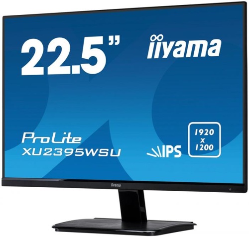 Монитор Iiyama ProLite XU2395WSU-B1 черный фото 3