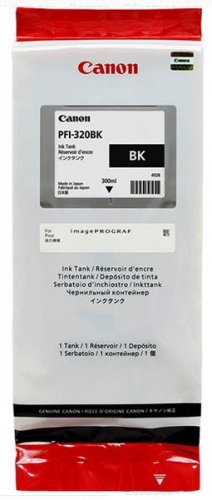 Оригинальный струйный картридж Canon PFI-320 BK 2890C001 черный