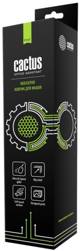 Коврик Cactus Black XXL черный CS-MP-PRO02ХXL фото 4 Коврик Cactus Black XXL черный CS-MP-PRO02ХXL фото 4