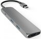  USB3.0 Satechi Slim Aluminum Type-C Multi-Port Adapter Grey ST-CMAM